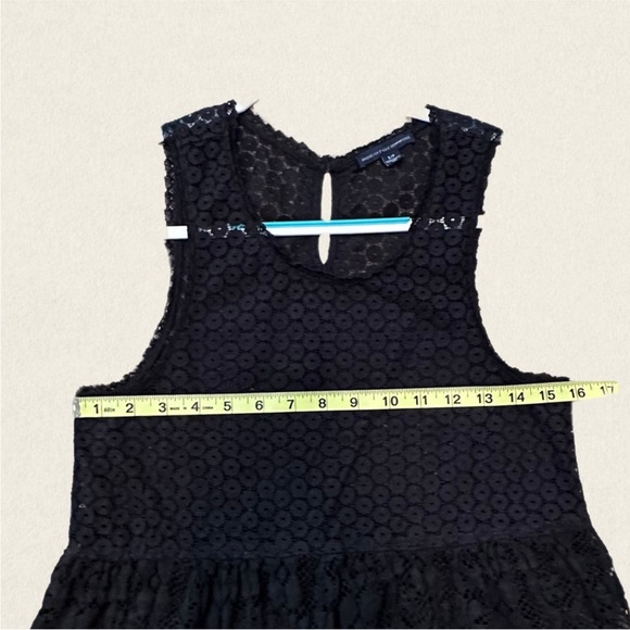 American Eagle Sleeveless Black Lace Babydoll Whimsigoth Tank. - Picture 7 of 8